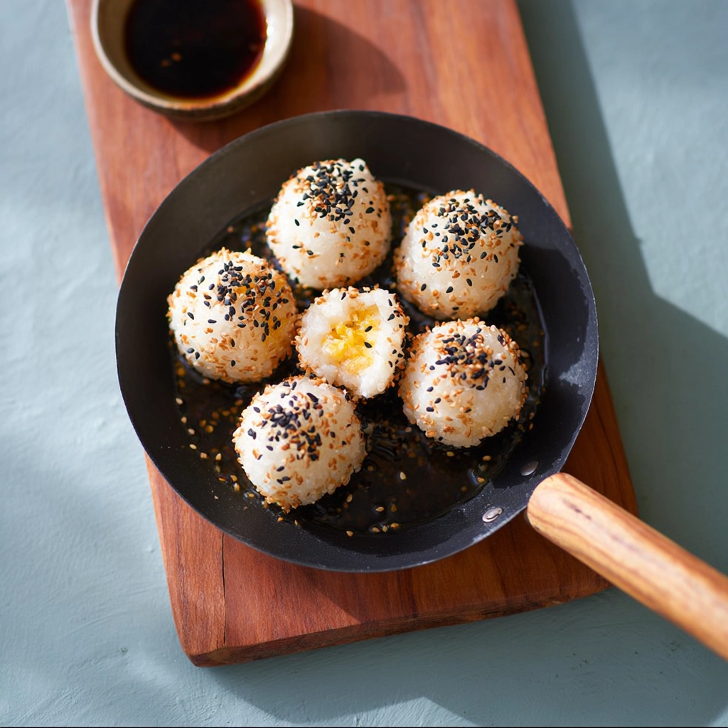 sushi balls recipe healthy Japanese Korean fusion