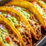 Oven-Baked Cheesy Tacos