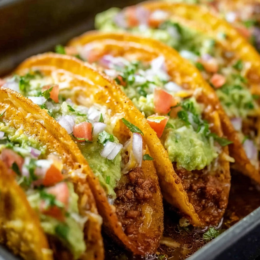 Oven-Baked Cheesy Tacos