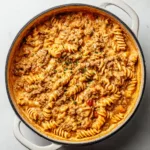 creamy ground beef pasta