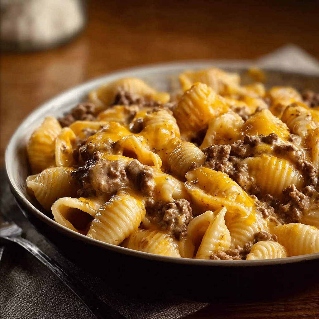crockpot cheesy ranch beef pasta