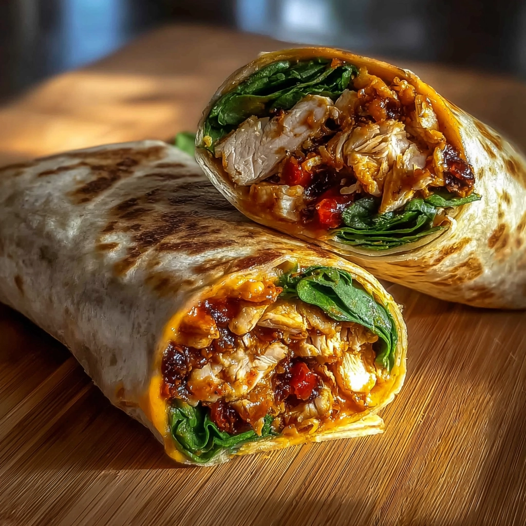Sweet Chili Chicken Wraps