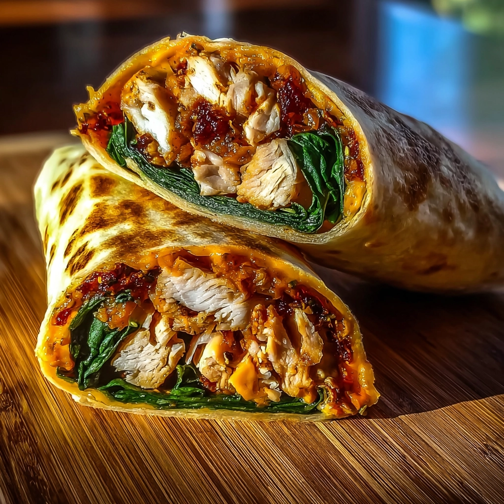 Sweet Chili Chicken Wraps
