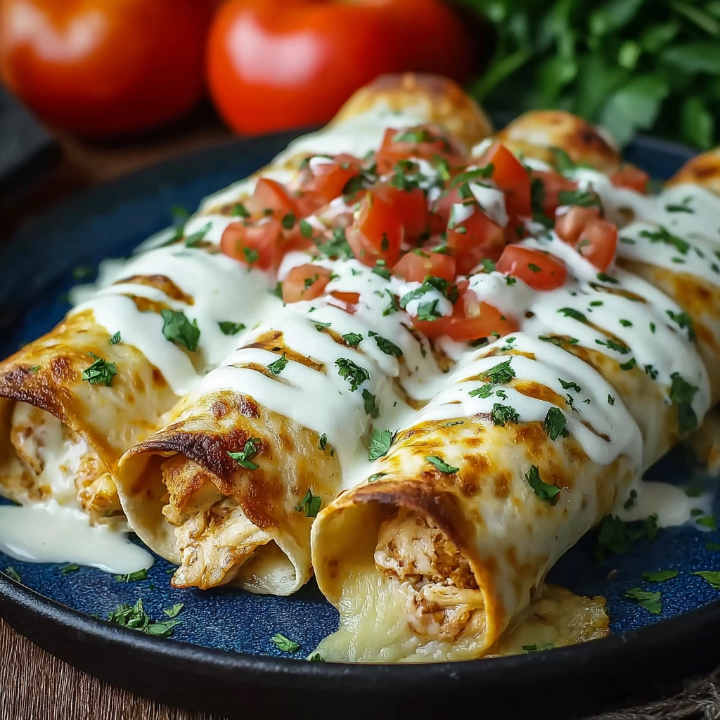 Creamy Chicken Taquitos