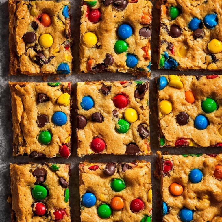 M&M Cookie Bars