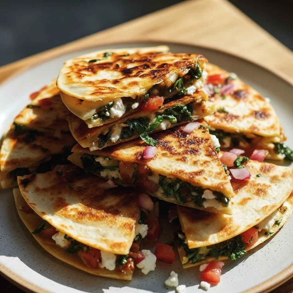 Mediterranean Quesadilla