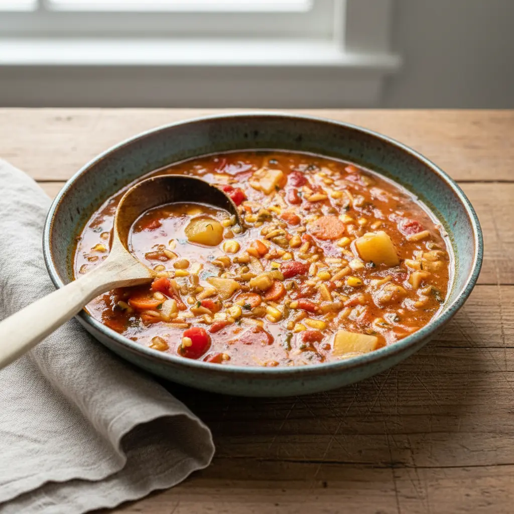 Vegetable Orzo Soup