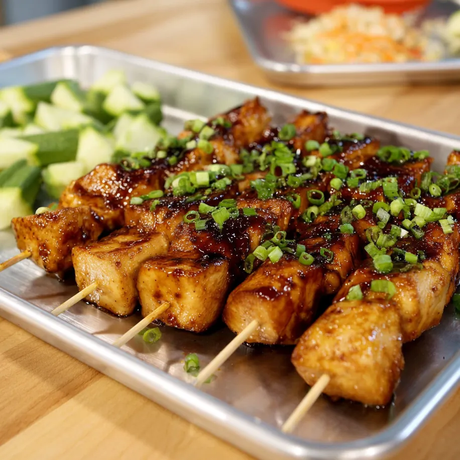 Hawaiian Chicken Kabobs