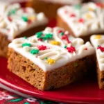 Gingerbread Cookie Bars