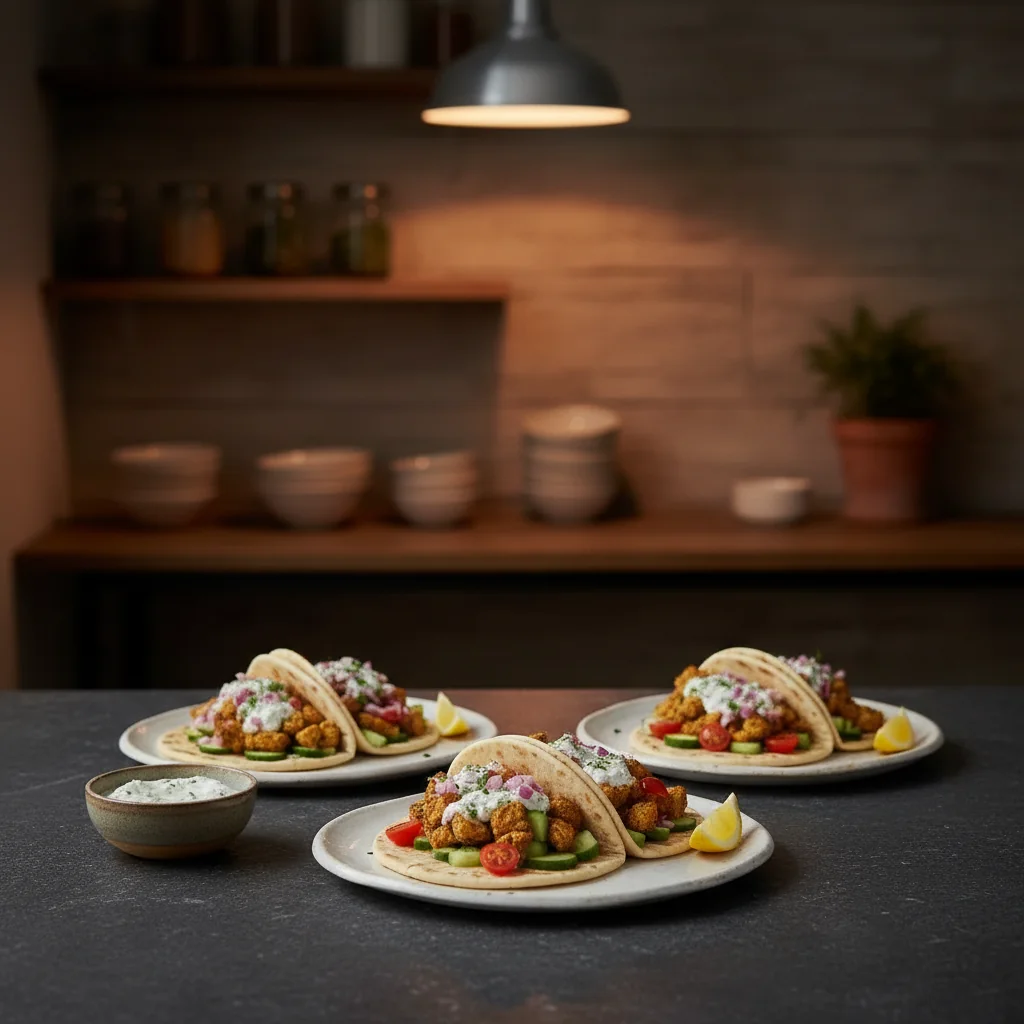 Mediterranean Chicken Tacos