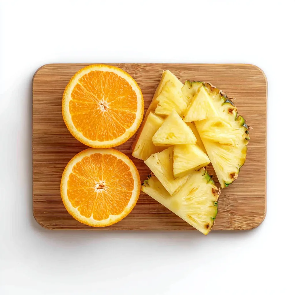 Orange Pineapple Coconut Mocktail