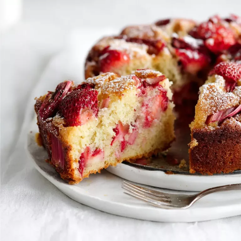 Strawberry Rhubarb Cake