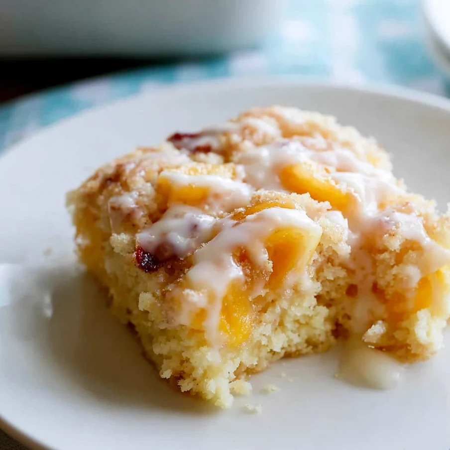 Peach Cobbler Cake