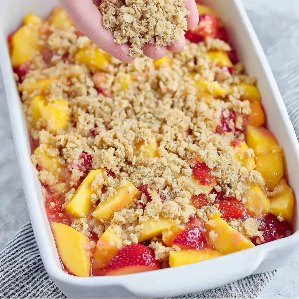 Strawberry Peach Crisp