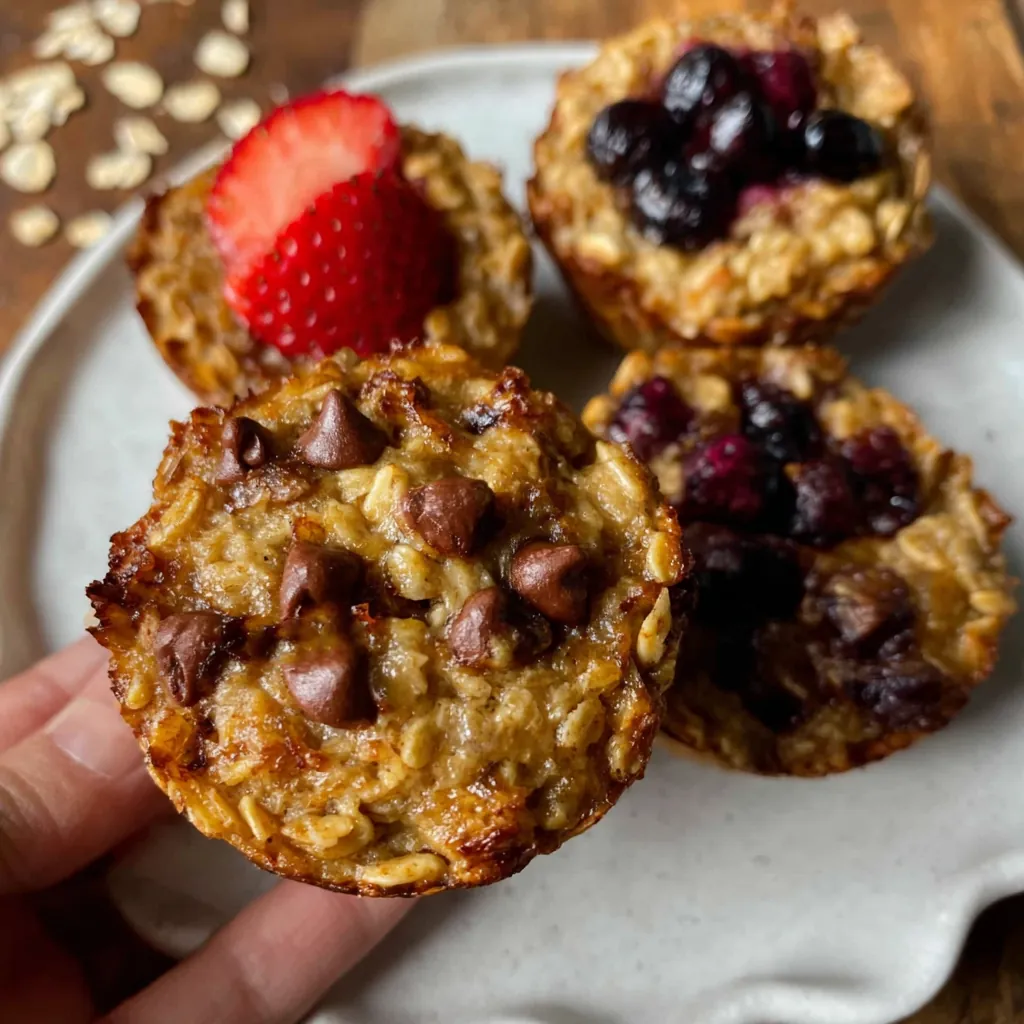 Banana Oat Muffins: Easy Healthy 3-Ingredient Snack 6 Banana Oat Muffins