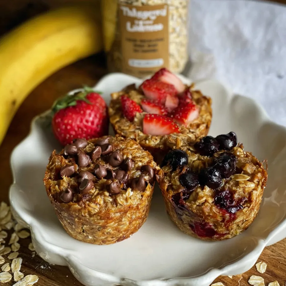 Banana Oat Muffins: Easy Healthy 3-Ingredient Snack 7 Banana Oat Muffins