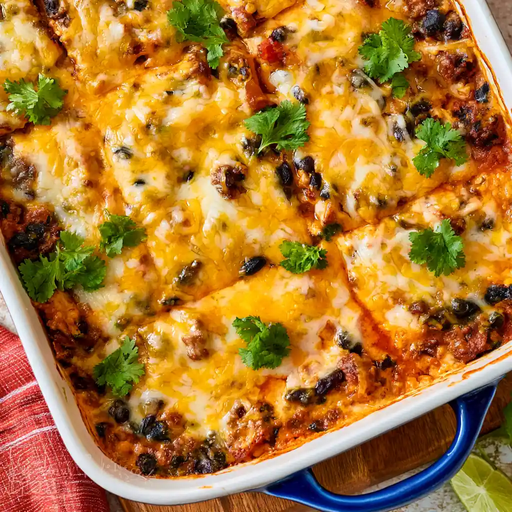 Beef Enchilada Casserole