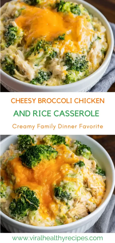 Cheesy Broccoli Chicken and Rice Casserole 8 CHEESY BROCCOLI CHICKEN AND RICE CASSEROLE