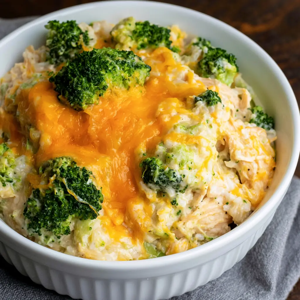 Cheesy Broccoli Chicken and Rice Casserole 7 Cheesy Broccoli Chicken and Rice Casserole