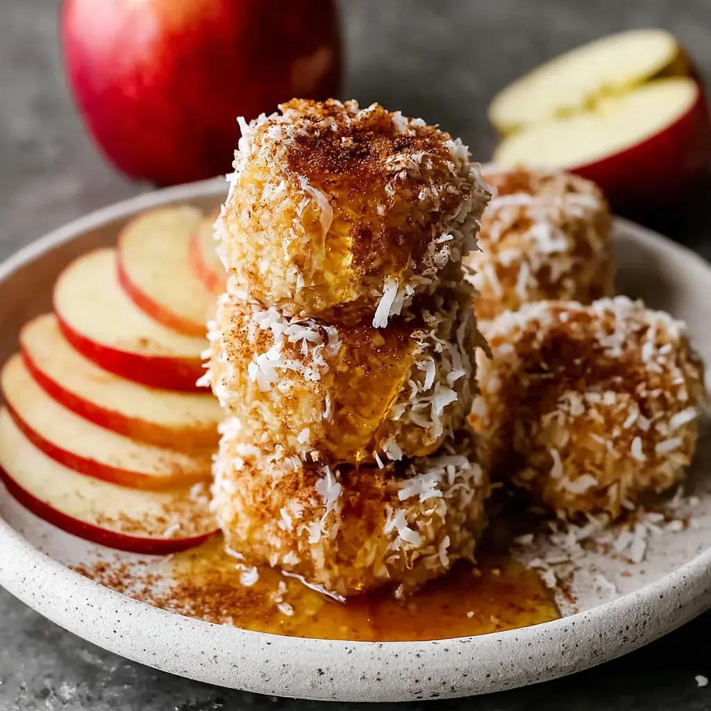 Cinnamon Apple Cottage Cheese Bites