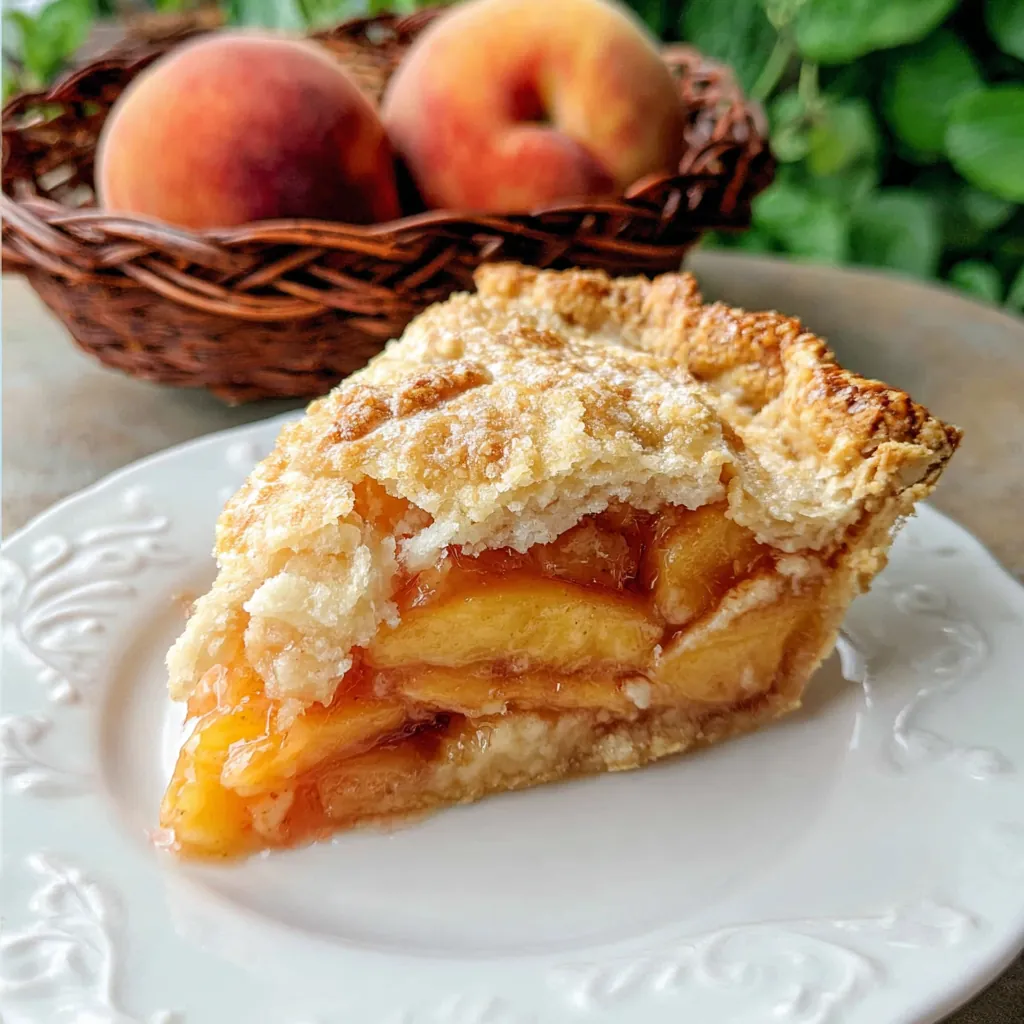Perfect Peach Pie