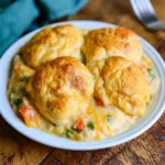 Chicken Pot Pie with Biscuits