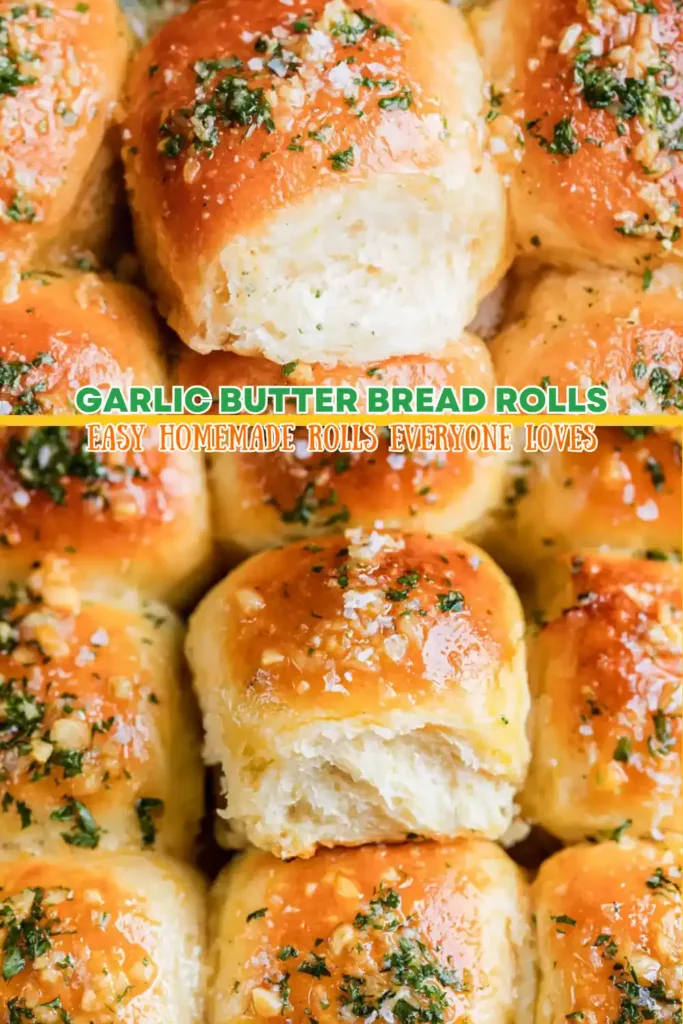 GARLIC BUTTER BREAD ROLLS